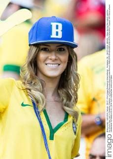 Fortaleza, CE - 04 07 2014: BRAZIL - Fans during the match valid for the World Cup, held in Castellan Stadium. x(725)xMarceloxMachadoxdexMelox x 