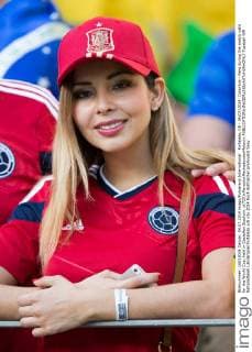 Fortaleza, CE - 04 07 2014: Colombia - Fans during the match valid for the World Cup, held in Castellan Stadium. x(725)xMarceloxMachadoxdexMelox x 