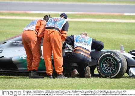 Nico Rosberg; Mercedes Grand Prix, Ausfall, Getriebe Schaden, formula 1 GP, Great Britain in Silverstone 06.07.2014 Photo:mspb Jerry Andre Nico Rosberg; Ausfall, formula 1 GP, Great Britain,