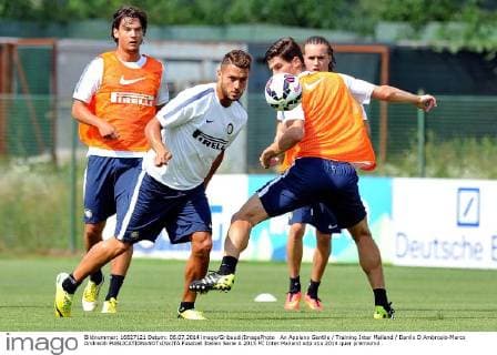An Appiano Gentile Training Inter Mailand Danilo D Ambrosio-Marco Andreolli 