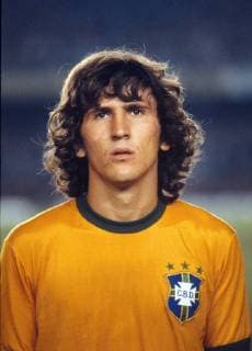 Football - 1977 International Friendly - Brazil 2 Scotland 0 Brazil s Zico at the Estadio do Maracana, Rio de Janeiro, Brazil. 