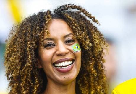 Brasilien Fans, weiblich, Frau Belo Horizonte
