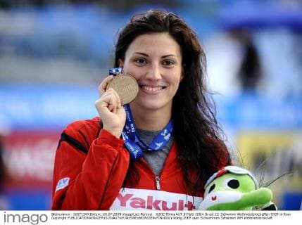 JUKIC Mirna AUT 3.Platz 200m Brust 13. Schwimm Weltmeisterschaften 2009 in Rom Copyright 