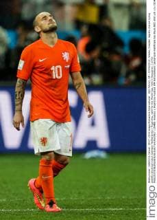 SAO PAULO, SP - 07 09 2014: Wesley Sneijder regrets chance during penalty shootout match between Netherlands v Argentina, valid for the World Cup, held in Itaquerao. ( x(4)x  (25489) Holanda x Argentina