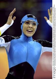 FRIESINGER Anni GER 1500m Olympische Winterspiele 2006 in Turin Frauen Eisschnelllaufen Jubel 