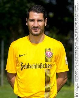 Fussball, 3. Liga, Saison 2014 15, SG Dynamo Dresden, Mannschaftsfototermin, Freitag (11.07.14), Trainingsplatz Grosser Garten. Cristian Fiel. RM001