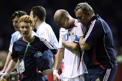 ZIDANE Zinedine Team_Frankreich FIFA_Fussball Weltmeisterschaften 2006 in Deutschland Fussball Finale Italien-Frankreich im Berliner Olympiastadion 