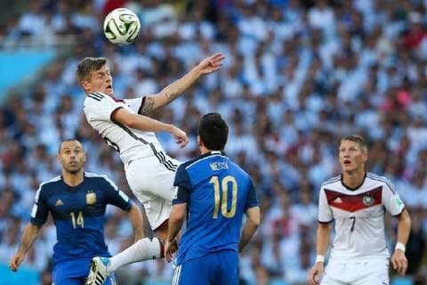 RIO DE JANEIRO, RJ - 13 07 2014: GERMANY ARGENTINA Toni kroos of ball during the match between Germany v Argentina, valid for the final of the World Cup, held at Maracana Stadium. ( x(3)x  (25552)