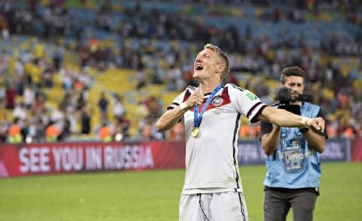 Rio de Janeiro, 13.07.2014, Estadio do Maracana Bastian Schweinsteiger (Deutschland)