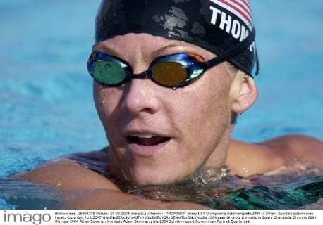 THOMPSON Jenny USA Olympische Sommerspiele 2004 in Athen. Sportart schwimmen Porait. Copyright 