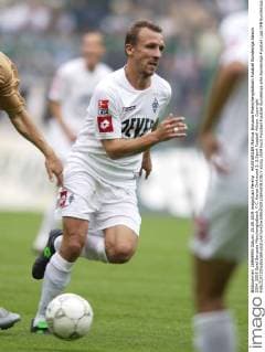 HAUSWEILER Markus Borussia Moenchengladbach Fussball Bundesliga Saison 2004_2005 Spiel Borussia Mönchengladbach_F.C. Hansa Dortmund 2: 2.Sport Fussball Aktion. Copyright 