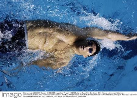 PEIRSOL Aaron Team USA Semifinale 200m Rückenschwimmen Schwimm Weltmeisterschaften 2007 in Melbourne Schwimmen 