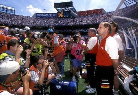 VOGTS Berti Bundestrainer Team Deutschland FIFA Fussball Weltmeisterschaften 1994 in USA Viertelfinale Deutschland-Bulgarien in New York Fussball am 10 Juli 1994 in New Jersey 