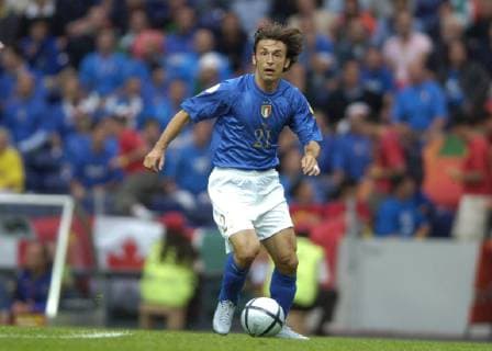 PIRLO Andrea Team Italien Spiel Nr.14 ITA-SWE in Porto. Fussball Aktion. UEFA Fussball Europameisterschaften 2004 in Portugal Copyright 