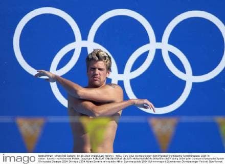 HALL Gary USA Olympiasieger 50m Freistiel Olympische Sommerspiele 2004 in Athen. Sportart schwimmen Porait. Copyright 