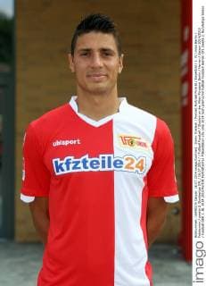 Damir Kreilach Portrait Portraet Porträt Einzelbild 1. FC Union Berlin Fototermin zweite 2. Bundesliga DFL 16.07.2014 Fußball Fussball Stadion an der Alten Försterei Berlin Herren Saison 2014 2015