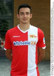 Roberto Puncec Portrait Portraet Porträt Einzelbild 1. FC Union Berlin Fototermin zweite 2. Bundesliga DFL 16.07.2014 Fußball Fussball Stadion an der Alten Försterei Berlin Herren Saison 2014 2015