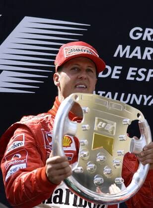 SCHUMACHER Michael Sieger Grand Prix von Spanien Scuderia Ferrari Marlboro F -1 Team Grand Prix von Spanien in Barcelona 2003.Sport Motorsport Formel1 Siegeehrung. Copyright 