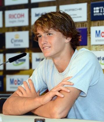 Alexander Zverev (GER) im Portrait. Bet-At-Home Open 2014, Hamburg, Germany