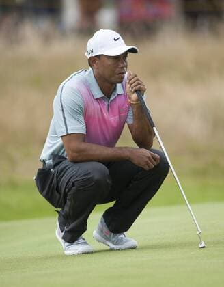 19.07.2014. Hoylake, England. The Open Golf Championship, Round 3. Tiger WOODS USA on his way to a 1 over round leaving him 3 over and 19 back from McIlroy for the final round. xStephenxBartholomewx  ActionPlus5925