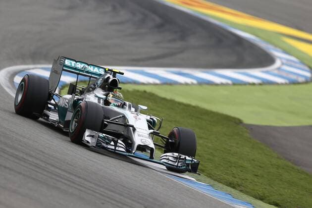 Motorsports: FIA Formula One World Championship 2014, Grand Prix of Germany, 6 Nico Rosberg (GER, Mercedes AMG Petronas F1 Team), xHOCHxZWEIx