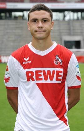 Fussball-Bundesliga, Deutschland, Herren, Saison 2014 2015, Mannschafts-Fototermin, 1. FC Köln: Jonas Hector (FC Köln). Einzelbild, Portrait, Porträt.