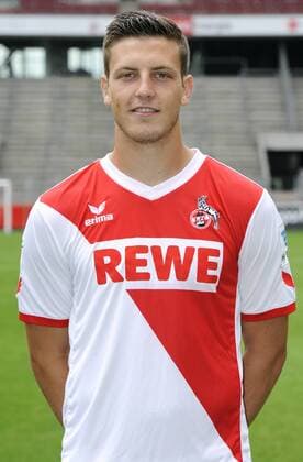 Fussball-Bundesliga, Deutschland, Herren, Saison 2014 2015, Mannschafts-Fototermin, 1. FC Köln: Kevin Wimmer (FC Köln). Einzelbild, Portrait, Porträt.