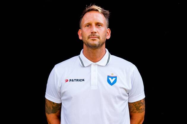 Berlin, Deutschland, 22.07.2014: Fußball NOFV Regionalliga Nordost Saison 2014 2015 - FC Viktoria. Co-Trainer Simon Rösner Roesner (Viktoria)