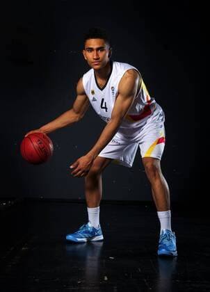 Basketball Rotenburg an der Fulda 23.07.2014 Deutsche Basketball Nationalmannschaft Herren Maodo Lo