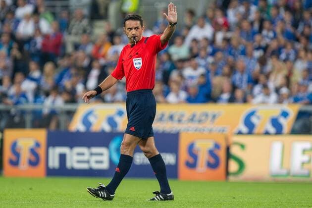 LECH POZNAN - JK NOMME KALJU FC Nomme Referee SEBASTIAN CONSTANTIN COLTESCU  20140724CSKP4036