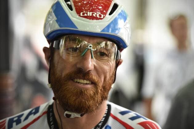 20140725 - BERGERAC, FRANCE: Italian Luca Paolini of Team Katusha pictured at the start of stage 19 of the 101st edition of the Tour de France cycling race, 208,5 km from Maubourguet Pays du Val d Adour to Bergerac, France, on Friday 25 July 2014. DAVIDxSTOCKMAN  premiumd Highlight 04264276