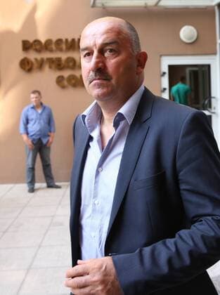 ITAR-TASS: MOSCOW, RUSSIA. JULY 28, 2014. FC Dynamo Moscow head coach, Stanislav Cherchesov, after a meeting of the Russian national football team s coaching staff. The meeting discussed Russia s performance in the 2014 FIFA World Cup.  RE14B992