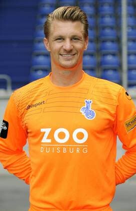 Fussball, 3. Bundesliga, Deutschland, Herren, Saison 2014 2015, Fototermin MSV Duisburg: Michael Ratajczak (MSV). Einzelbild, Portrait, Porträt.