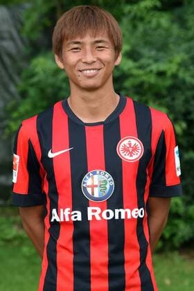 29.07.2014, xjhx, Fussball 1.Bundesliga, Eintracht Frankfurt Fototermin, Takashi Inui (Eintracht Frankfurt) Portrait