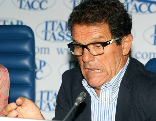 Russian Federation. Moscow. 30 july 2014. Agency ITAR-TASS. Press-conference of Hd. coach of Russian football national team Fabio Capello, on the results of performances of Russian football team at the World Cup in Brazil in 2014. Fabio Capello - main coach of Russian football national team. 