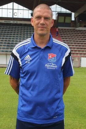 Trainer Christian Ziege (SpVgg Unterhaching) Fussball 3. Liga Unterhaching 31.07.2014 SpVgg Unterhaching Offizieller Fototermin Saison 2014 2014