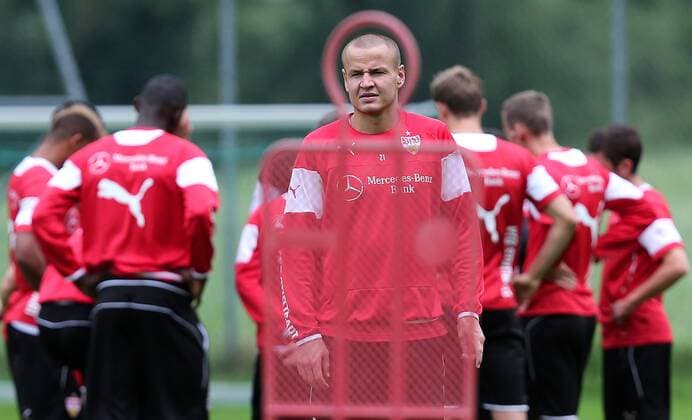 31.07.2014 Mayrhofen Fußball 1. Bundesliga Saison 2014 2015 VfB Stuttgart Trainingslager in Mayrhofen im Zillertal: Adam Hlousek