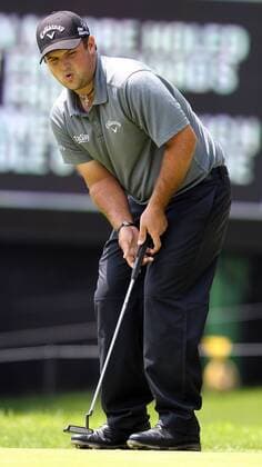 July 31, 2014 - Akron, OH, USA - Ryan Moore reacts after missing a birdie putt on the 9th hole during the first round in the WGC-Bridgestone Invitational at Firestone Country Club in Akron, Ohio, on Thursday, July 31, 2014. WGC-Bridgestone Invitational, first round - ZUMAm67