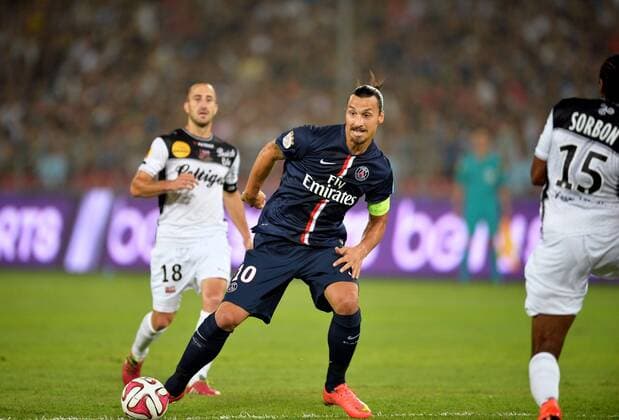 Zlatan Ibrahimovic (psg) FOOTBALL : Paris SG vs Guingamp - 02 08 2014 AnthonyBIBARD FEP Panoramic 