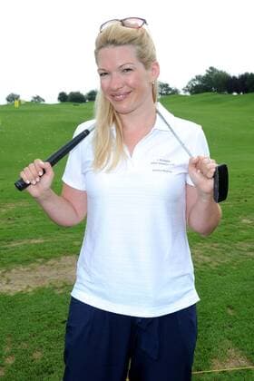 Moderatorin Jessica Kastrop anläßlich des 1. KLAIBER Golf Charity Cup zu Gunsten der Jose Carreras Leukämie-Stiftung am 02.08.2014 in Bruchsal.
