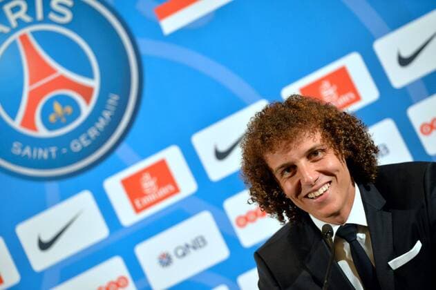 David Luiz (psg) FOOTBALL : Presentation DavidLuiz Paris St Germain (PSG) - 07 08 2014 AnthonyBIBARDFEP 