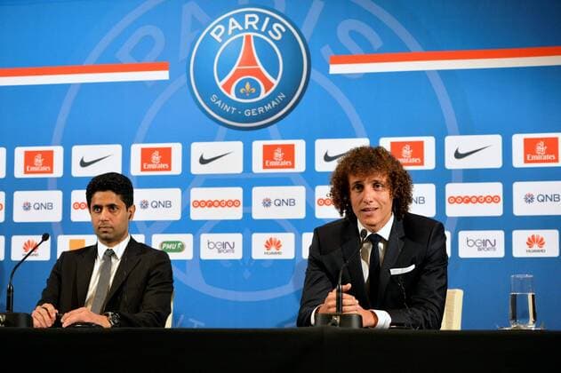 David Luiz (psg) FOOTBALL : Presentation DavidLuiz Paris St Germain (PSG) - 07 08 2014 AnthonyBIBARDFEP 