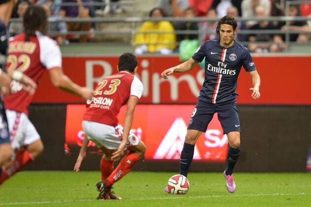 EDINSON CAVANI FOOTBALL : Reims vs PSG - Ligue 1 - 08 08 2014 AnthonyBIBARD FEP Panoramic 