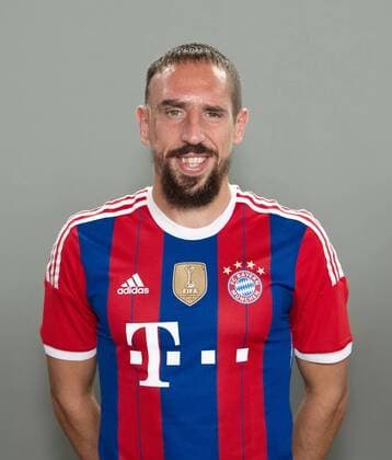 FUSSBALL 1. BUNDESLIGA SAISON 2014 2015 Fototermin beim FC Bayern München 09.08.2014 Franck Ribery Foto: Pressefoto ULMER Axel Grundler xxNOxMODELxRELEASExx 