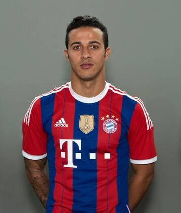 FUSSBALL 1. BUNDESLIGA SAISON 2014 2015 Fototermin beim FC Bayern München 09.08.2014 Thiago Alcantara Foto: Pressefoto ULMER Axel Grundler xxNOxMODELxRELEASExx 