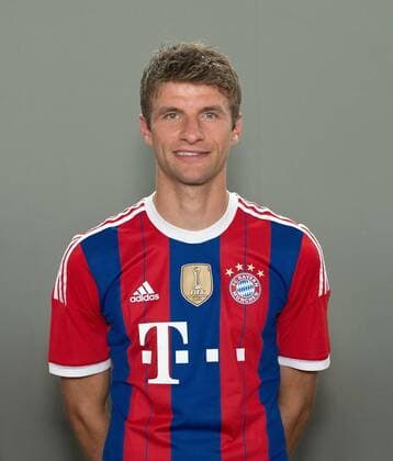FUSSBALL 1. BUNDESLIGA SAISON 2014 2015 Fototermin beim FC Bayern München 09.08.2014 Thomas Müller Foto: Pressefoto ULMER Axel Grundler xxNOxMODELxRELEASExx 
