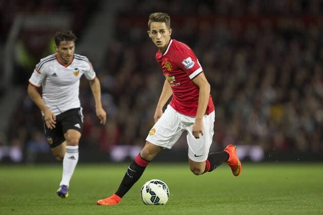 Adnan Januzaj of Manchester United - Manchester United vs. Valencia - Friendly - Old Trafford - Manchester - 12 08 2014 EDITORIAL USE ONLY. No use with unauthorised audio, video, data, fixture lists, club league logos or live services. Online in-match use limited to 120 images, no video emulation. No use in betting, games or single club league player publications.