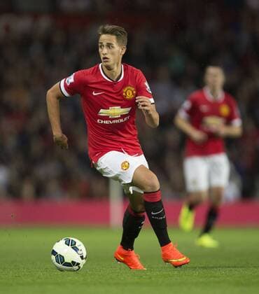 Adnan Januzaj of Manchester United - Manchester United vs. Valencia - Friendly - Old Trafford - Manchester - 12 08 2014 EDITORIAL USE ONLY. No use with unauthorised audio, video, data, fixture lists, club league logos or live services. Online in-match use limited to 120 images, no video emulation. No use in betting, games or single club league player publications.