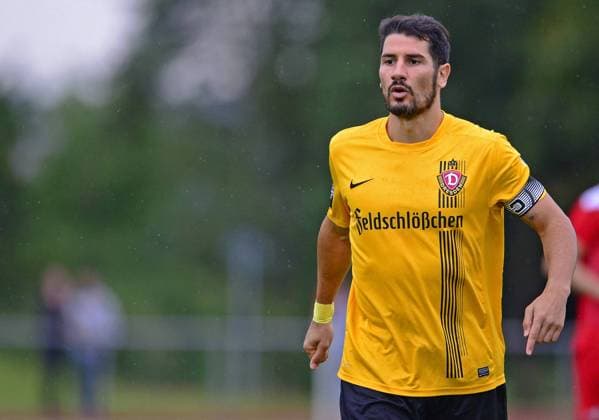 Fussball, 3. Liga, Saison 2014 15, SG Dynamo Dresden, Testspiel SV Einheit Kamenz - SG Dynamo Dresden, Mittwoch (13.08.14), Stadion der Jugend Kamenz. Dresdens Cristian Fiel. RM001