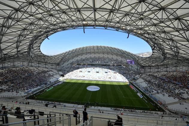 Stade Velodrome FOOTBALL : Olympique Marseille - Ligue 1 - 17 08 2014 AnthonyBIBARD FEP Panoramic 